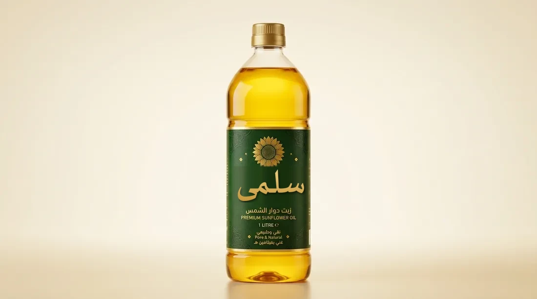 زجاجة زيت سلمى